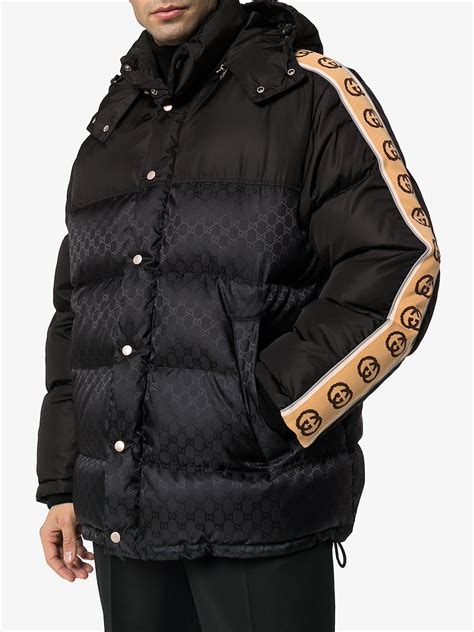 gucci men's puffer jacket|Gucci technical jackets for men.